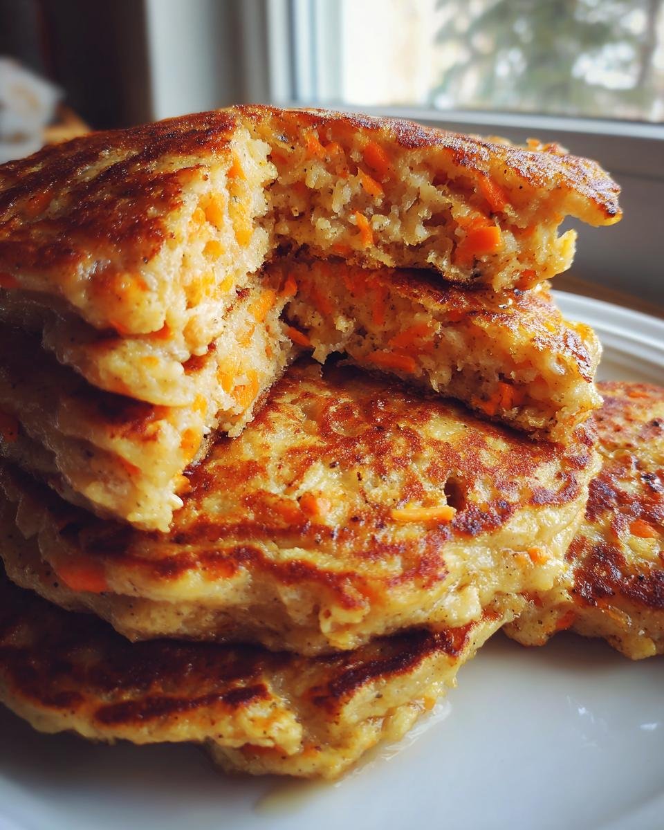 Carrot Oatmeal Hotcakes - detail 1