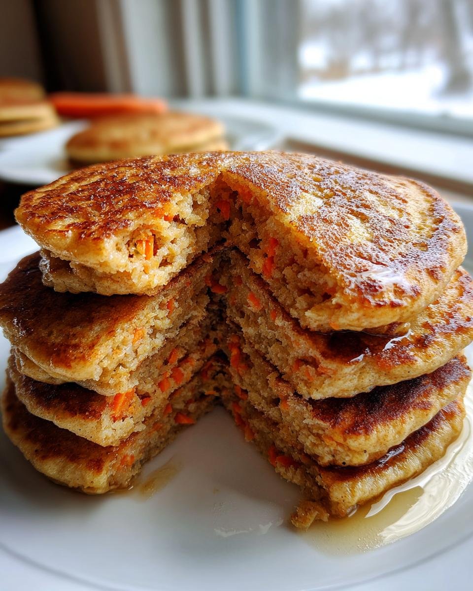 Carrot Oatmeal Hotcakes - detail 2