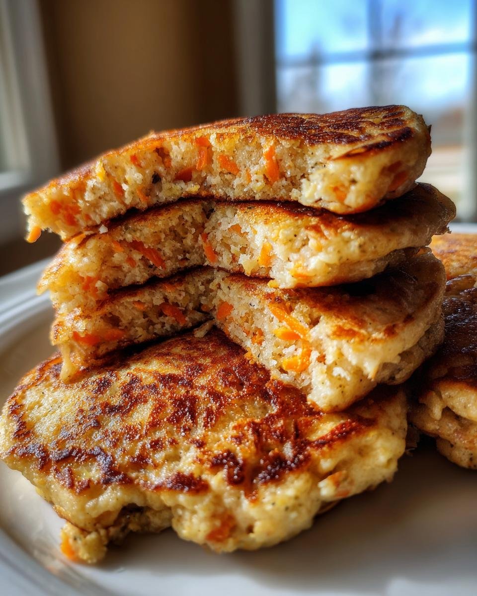 Carrot Oatmeal Hotcakes - detail 3