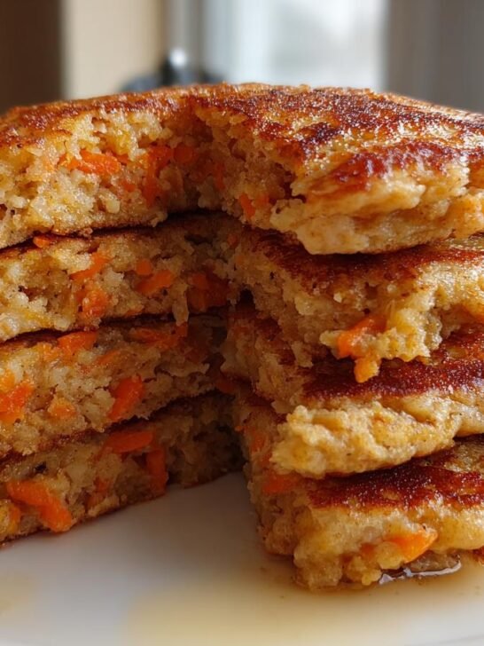 Carrot Oatmeal Hotcakes