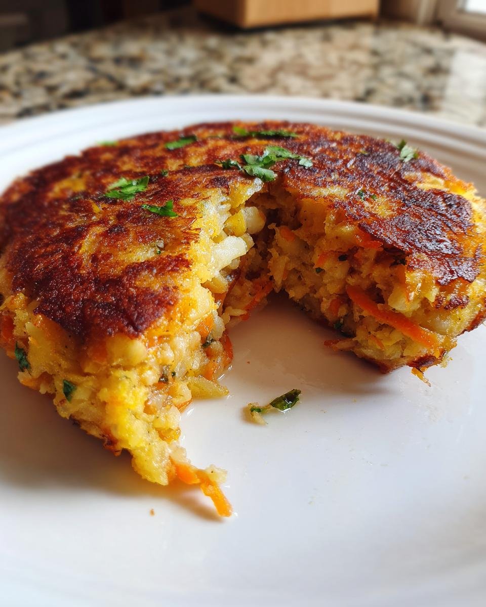 Carrot and Cheese Patties - detail 3
