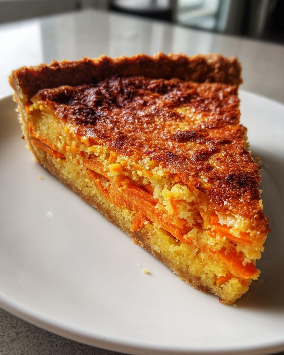 Carrot and Orange Tart Without Flour or Sugar - detail 2