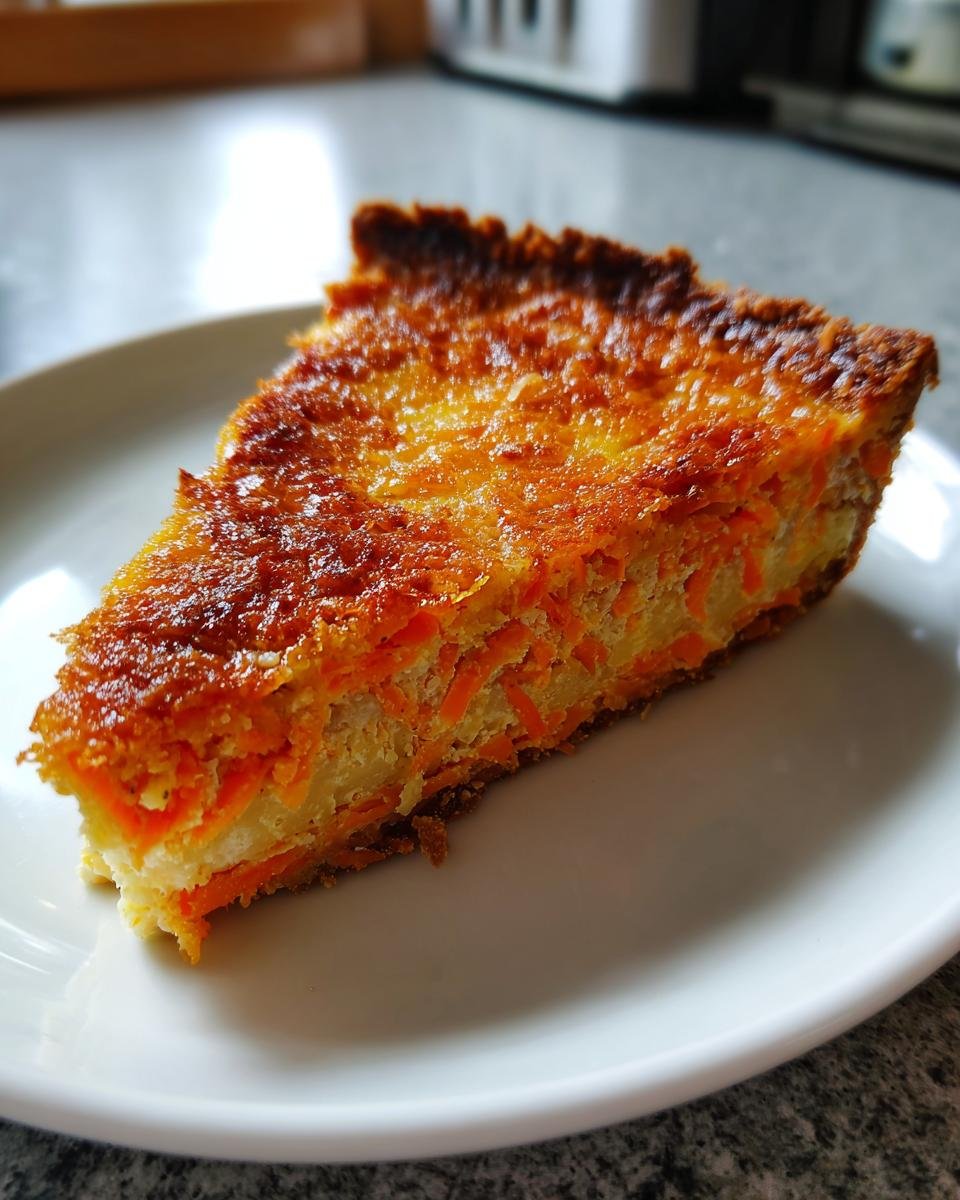 Carrot and Orange Tart Without Flour or Sugar - detail 3