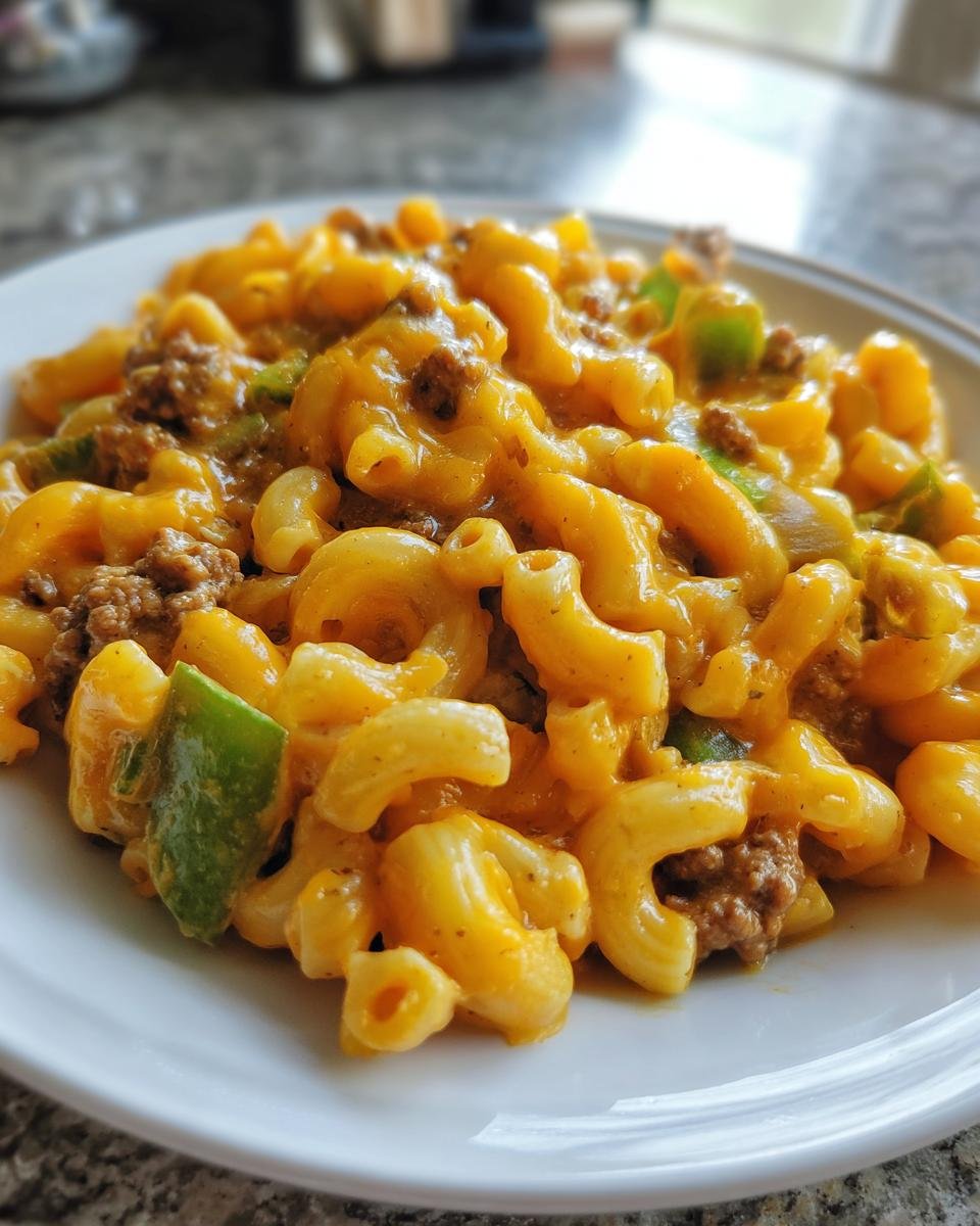 Cheese Steak Hamburger Helper - detail 2