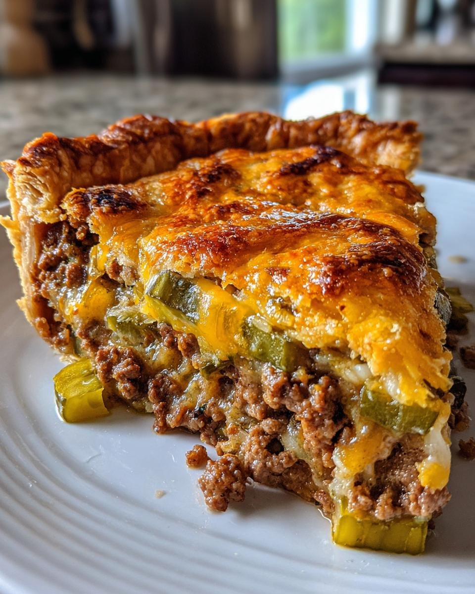Cheeseburger Pie - detail 3