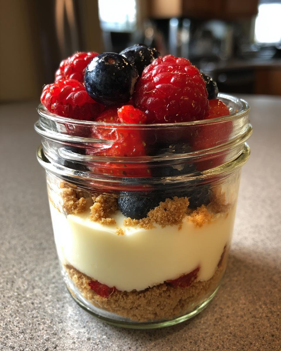Cheesecake in a Jar - detail 2