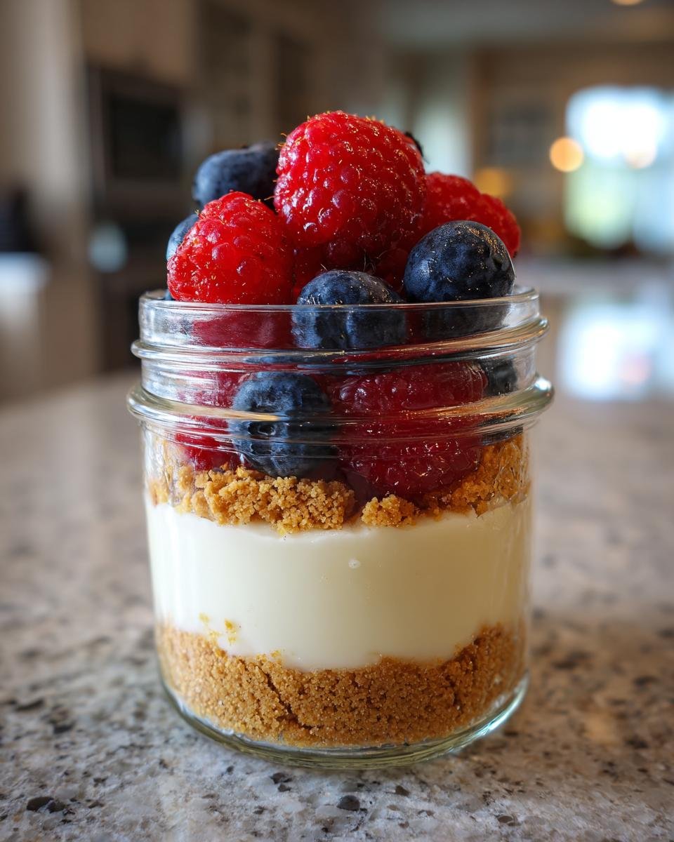 Cheesecake in a Jar - detail 3