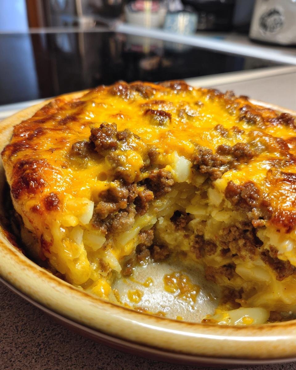 Cheesy Cabbage Beef Casserole - detail 1