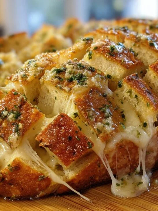 Cheesy Pull-Apart Garlic Bread
