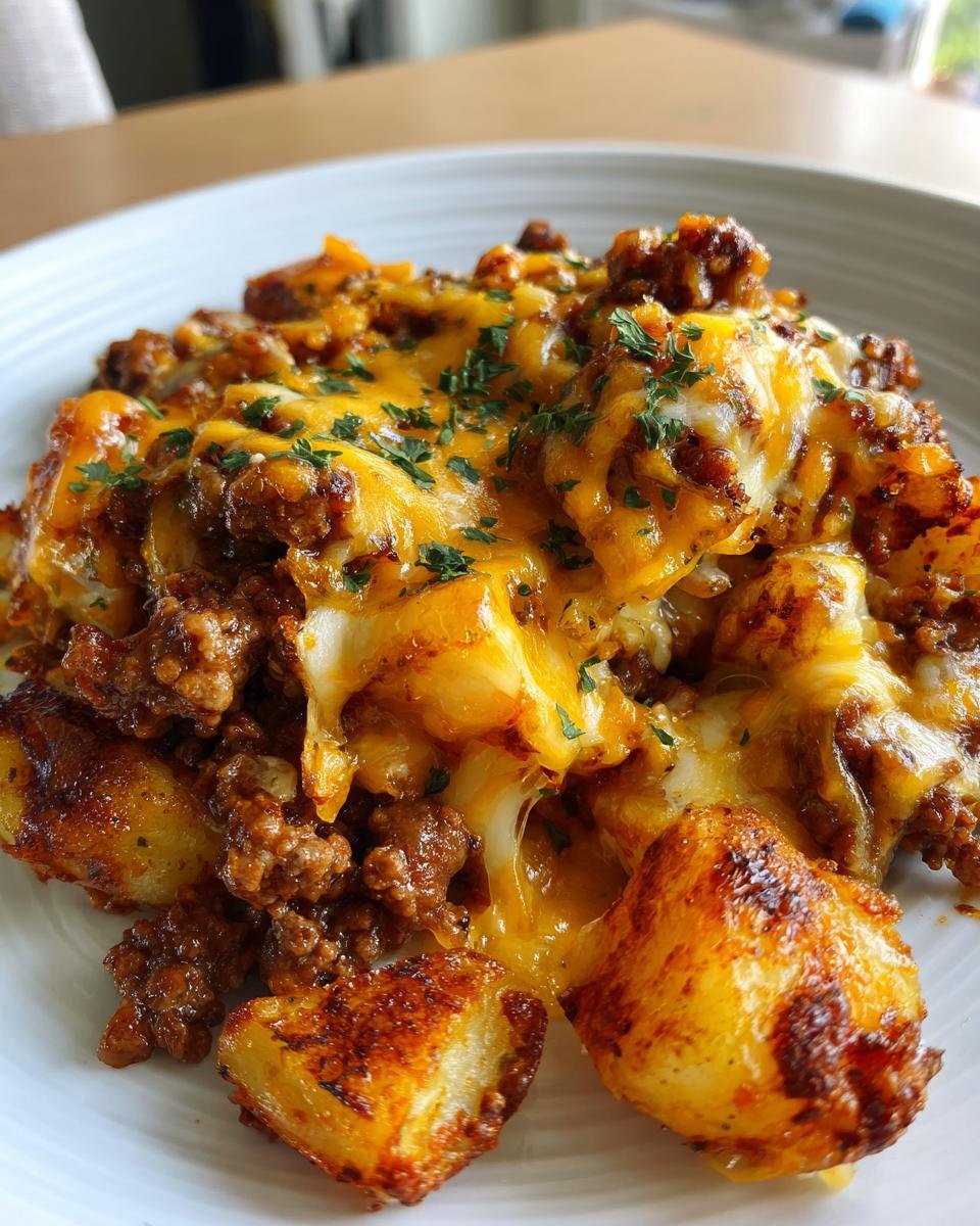 Cheesy Taco Potatoes - detail 2