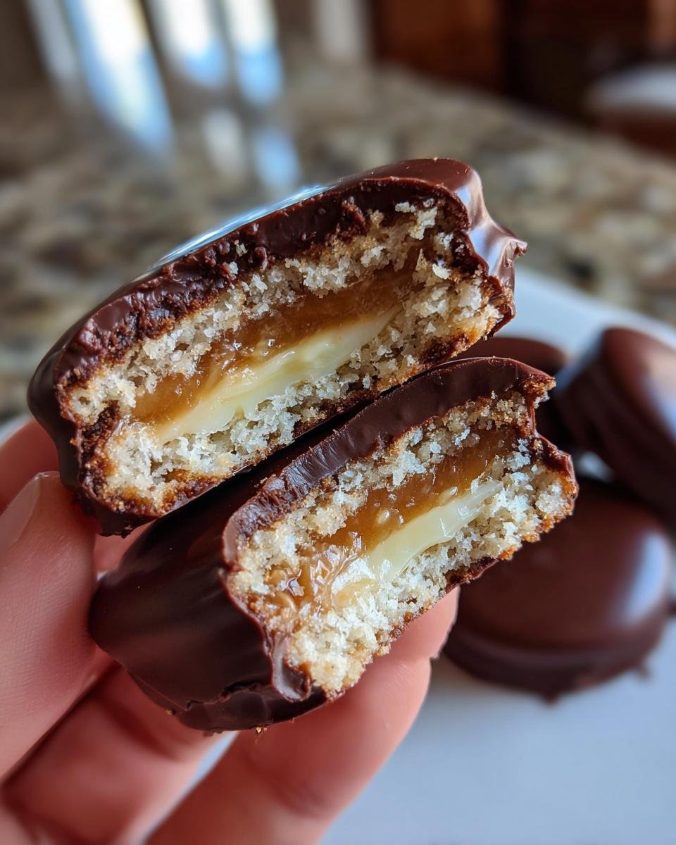Chocolate-Dipped Alfajores - detail 1
