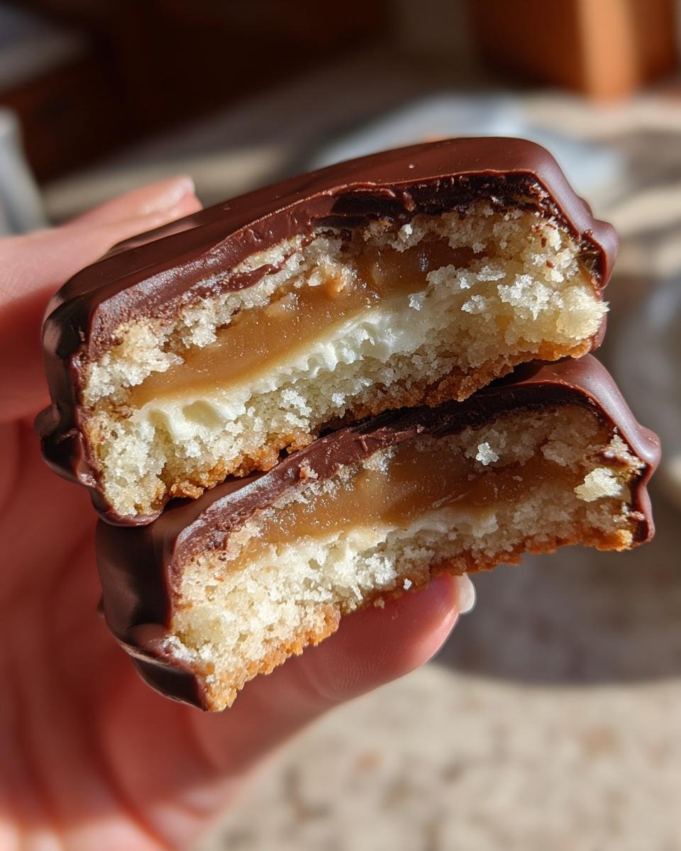 Chocolate-Dipped Alfajores - detail 2