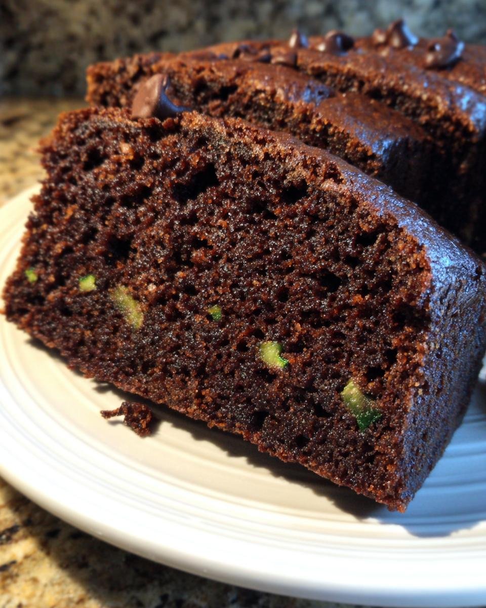 Chocolate Zucchini Cake - detail 1