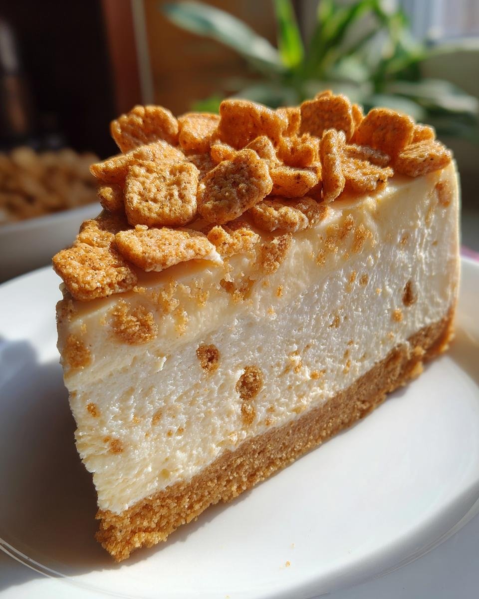 Cinnamon Toast Crunch Cheesecake - detail 2