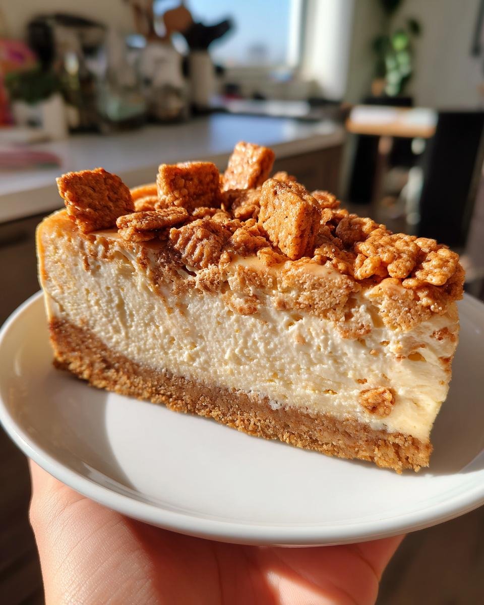 Cinnamon Toast Crunch Cheesecake - detail 3