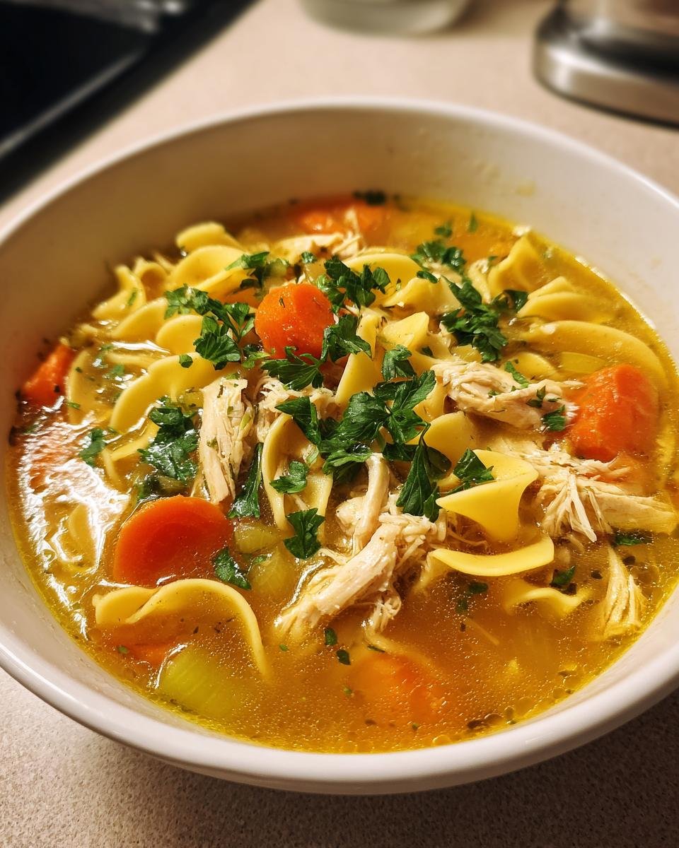 Cozy Homemade Chicken Noodle Soup - detail 1