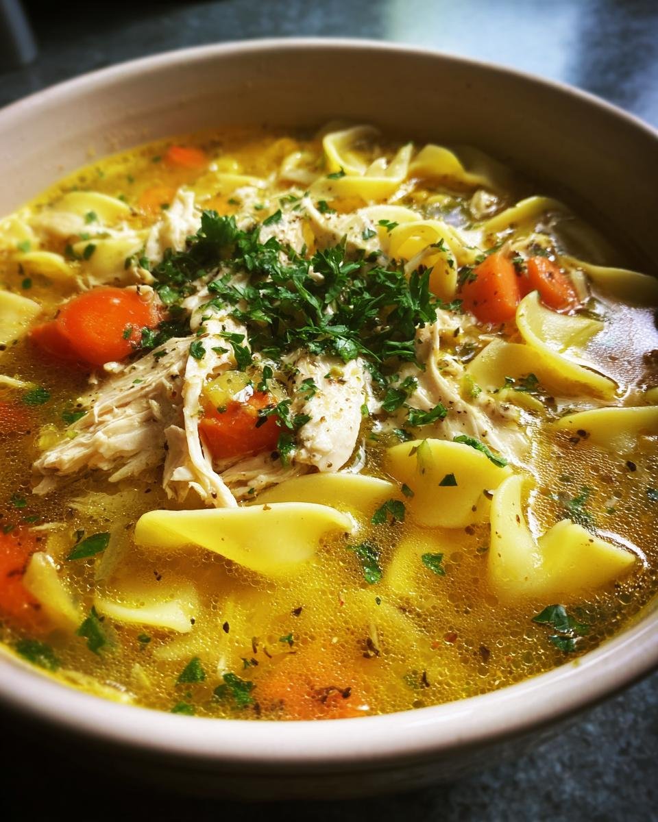 Cozy Homemade Chicken Noodle Soup - detail 2