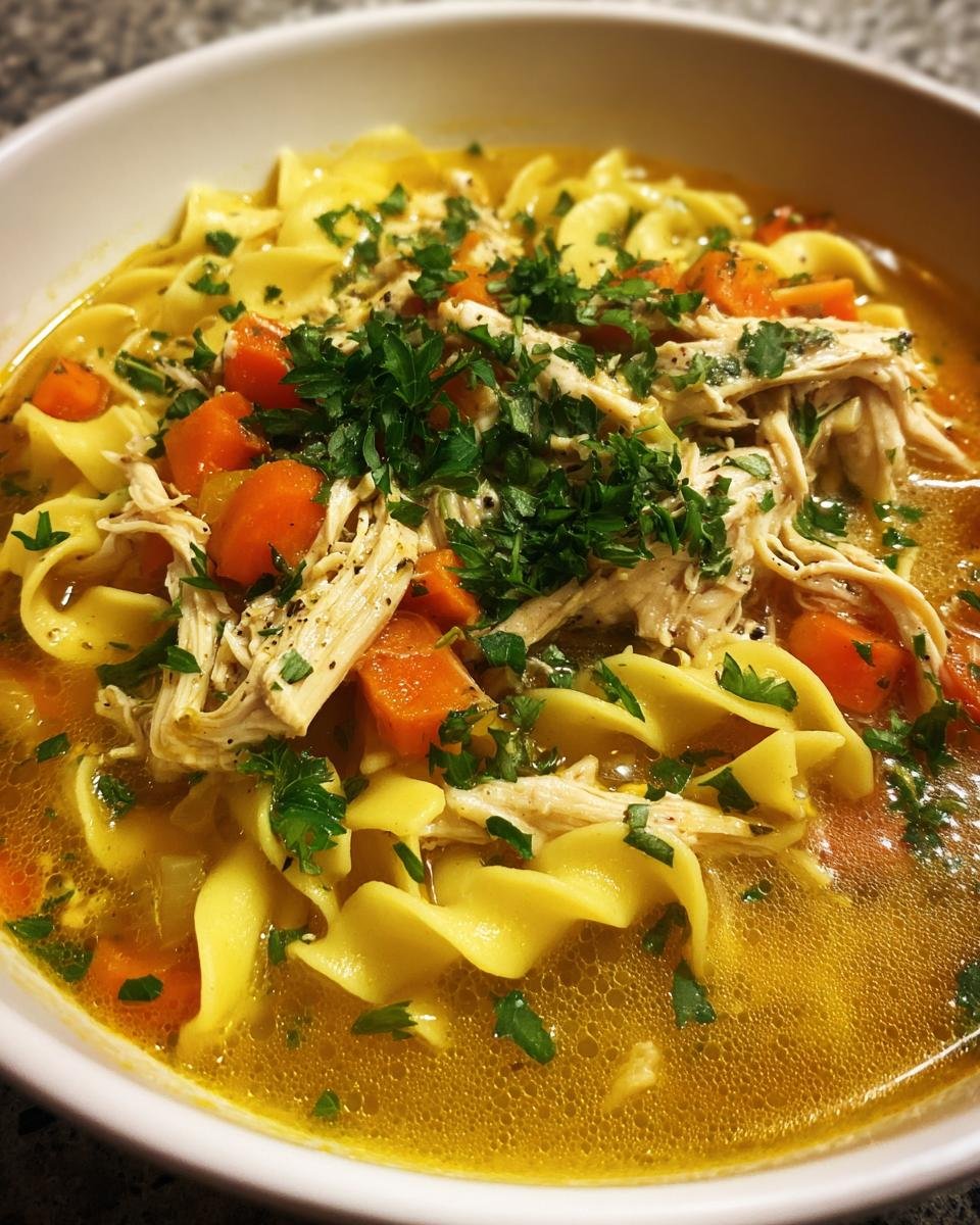 Cozy Homemade Chicken Noodle Soup - detail 3
