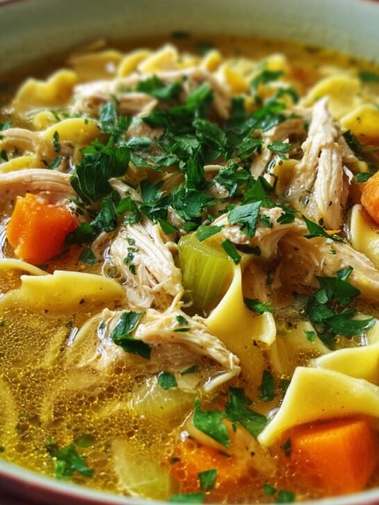 Cozy Homemade Chicken Noodle Soup