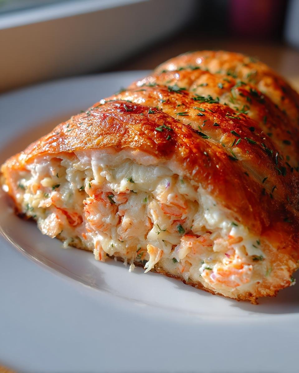 Crab and Shrimp Stuffed Salmon Fillets - detail 4