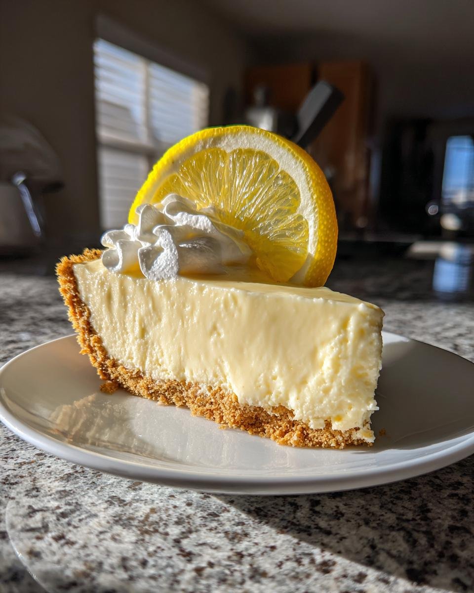 Cream Cheese Lemonade Pie - detail 2