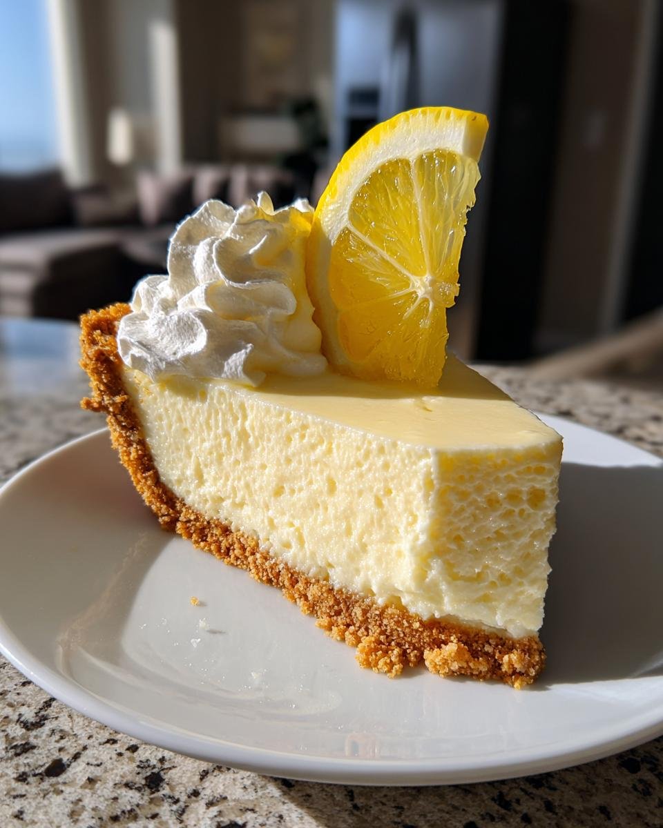 Cream Cheese Lemonade Pie - detail 3