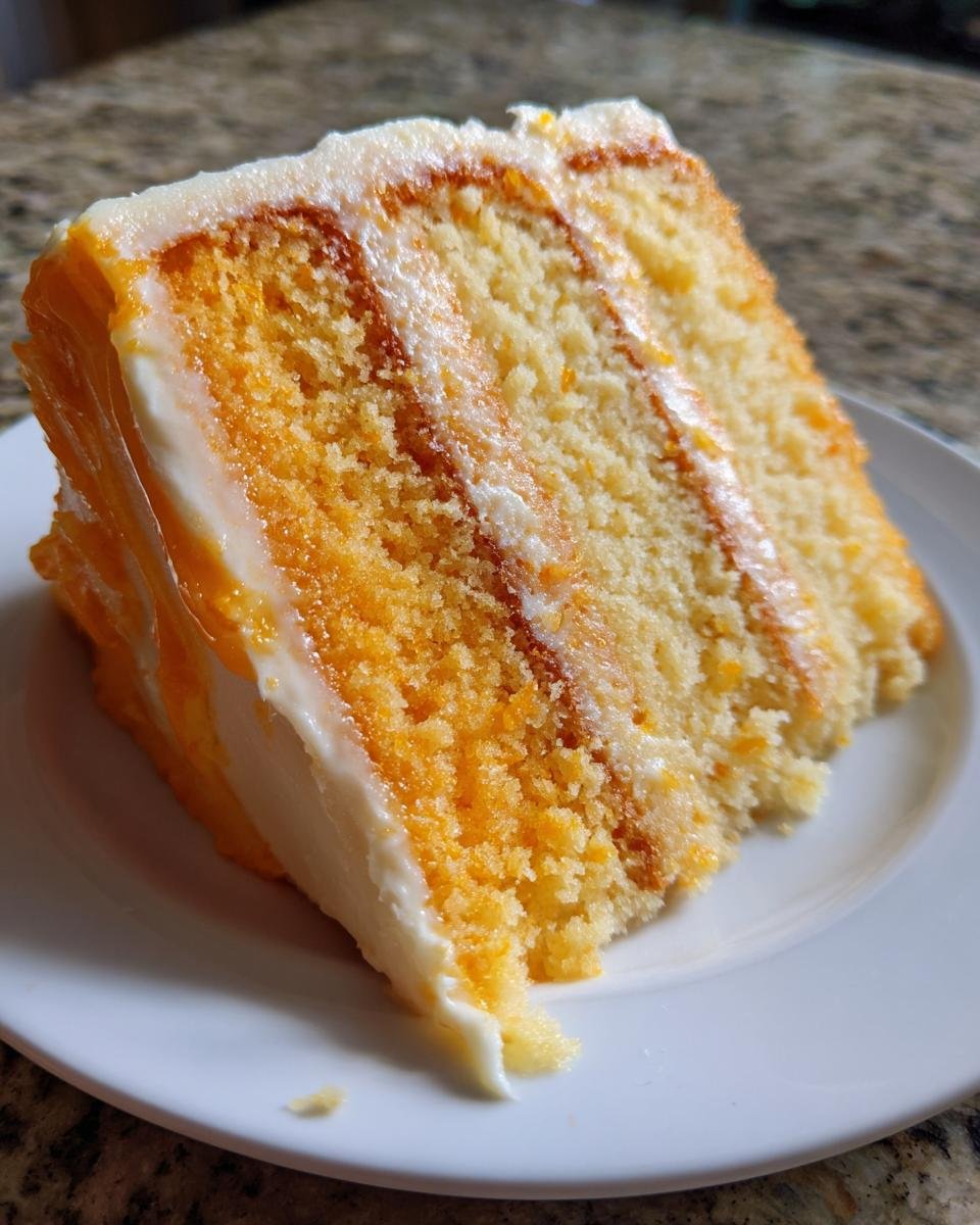 Creamsicle Cake - detail 1