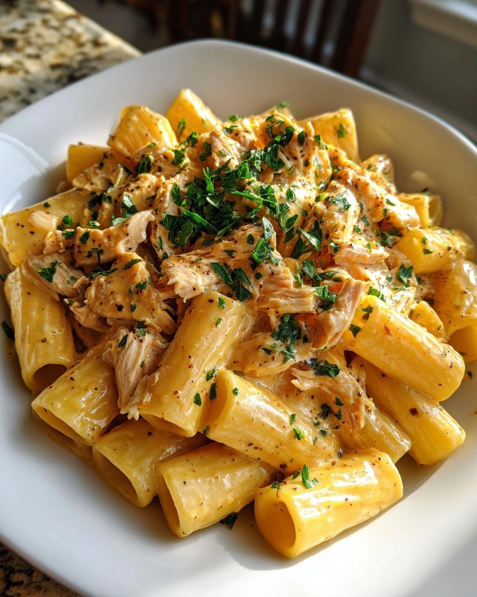 Creamy Velveeta Chicken Rigatoni - detail 1