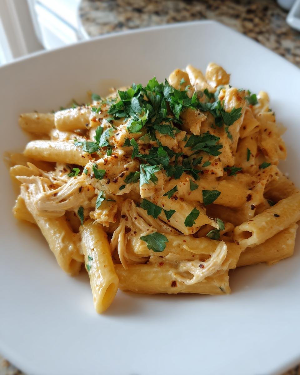 Creamy Velveeta Chicken Rigatoni - detail 2