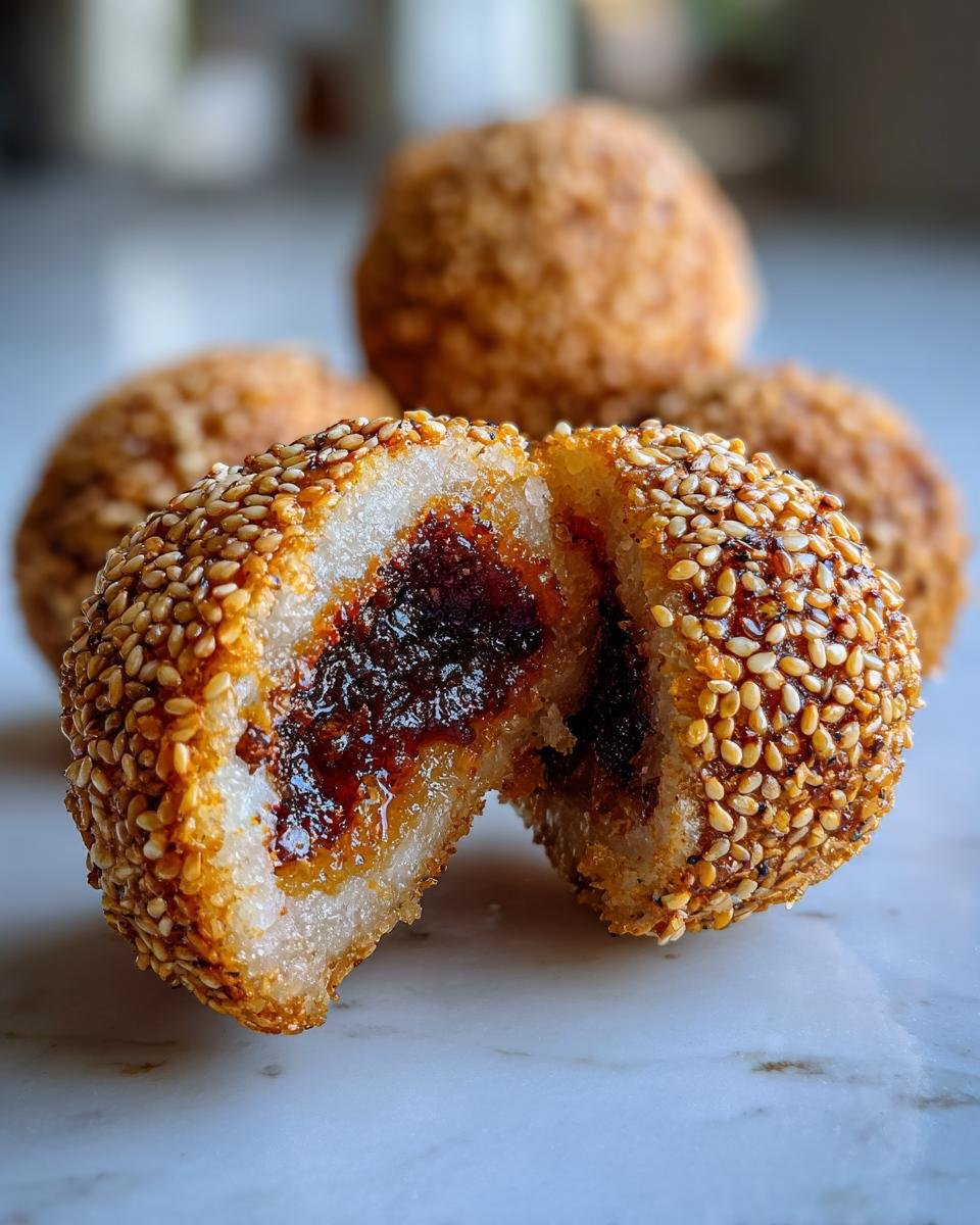 Crispy Sesame Balls - detail 2