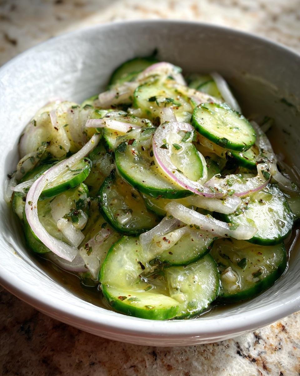 Cucumbers and Onions - detail 3