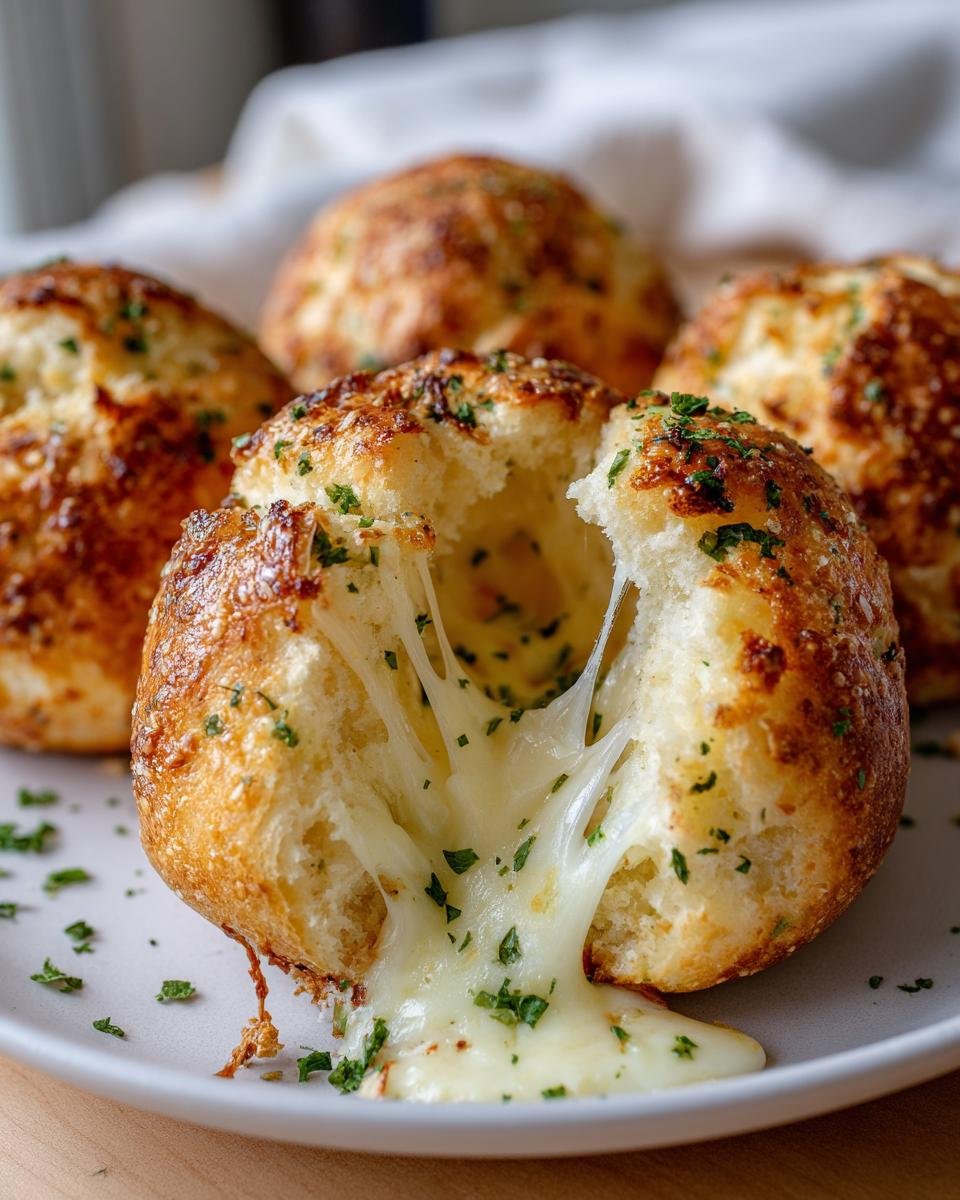 Garlic Butter Cheese Bombs with Biscuits - detail 1