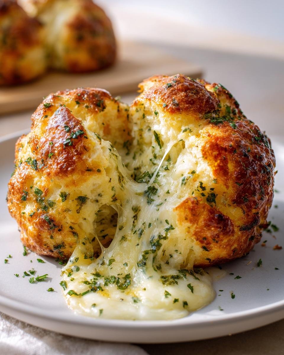 Garlic Butter Cheese Bombs with Biscuits - detail 2