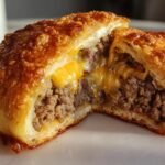 Garlic Parmesan Cheeseburger Bombs