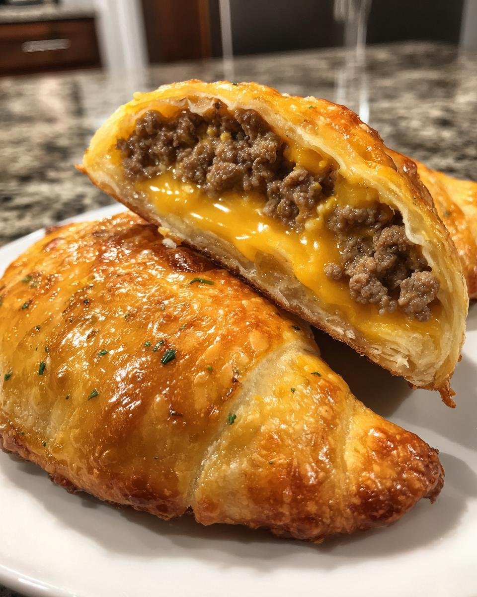 Garlic Parmesan Cheeseburger Bombs - detail 3
