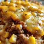 Golden Corn Ranch Beef Skillet with Cheddar Cheese