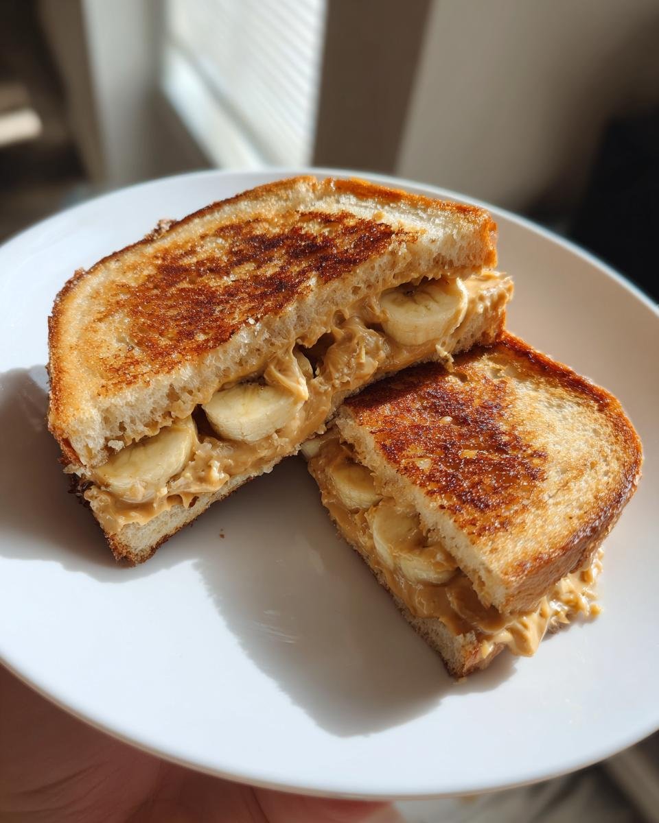 Grilled Peanut Butter Banana Sandwich - detail 1