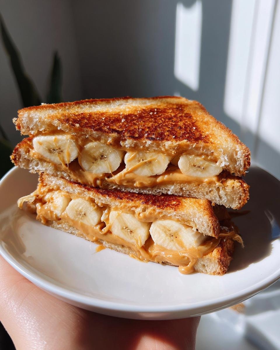 Grilled Peanut Butter Banana Sandwich - detail 3
