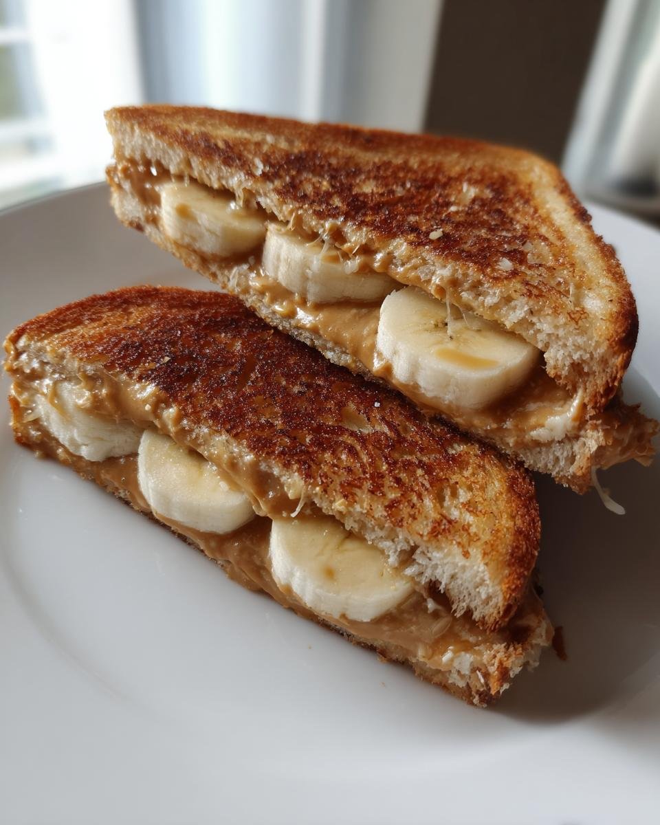 Grilled Peanut Butter Banana Sandwich - detail 4