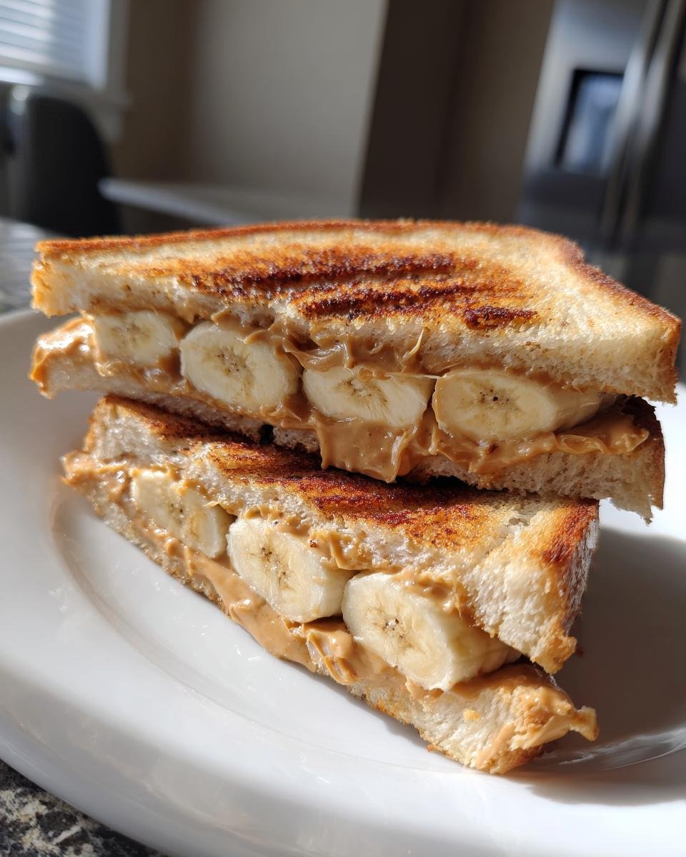 Grilled Peanut Butter Banana Sandwich - detail 5