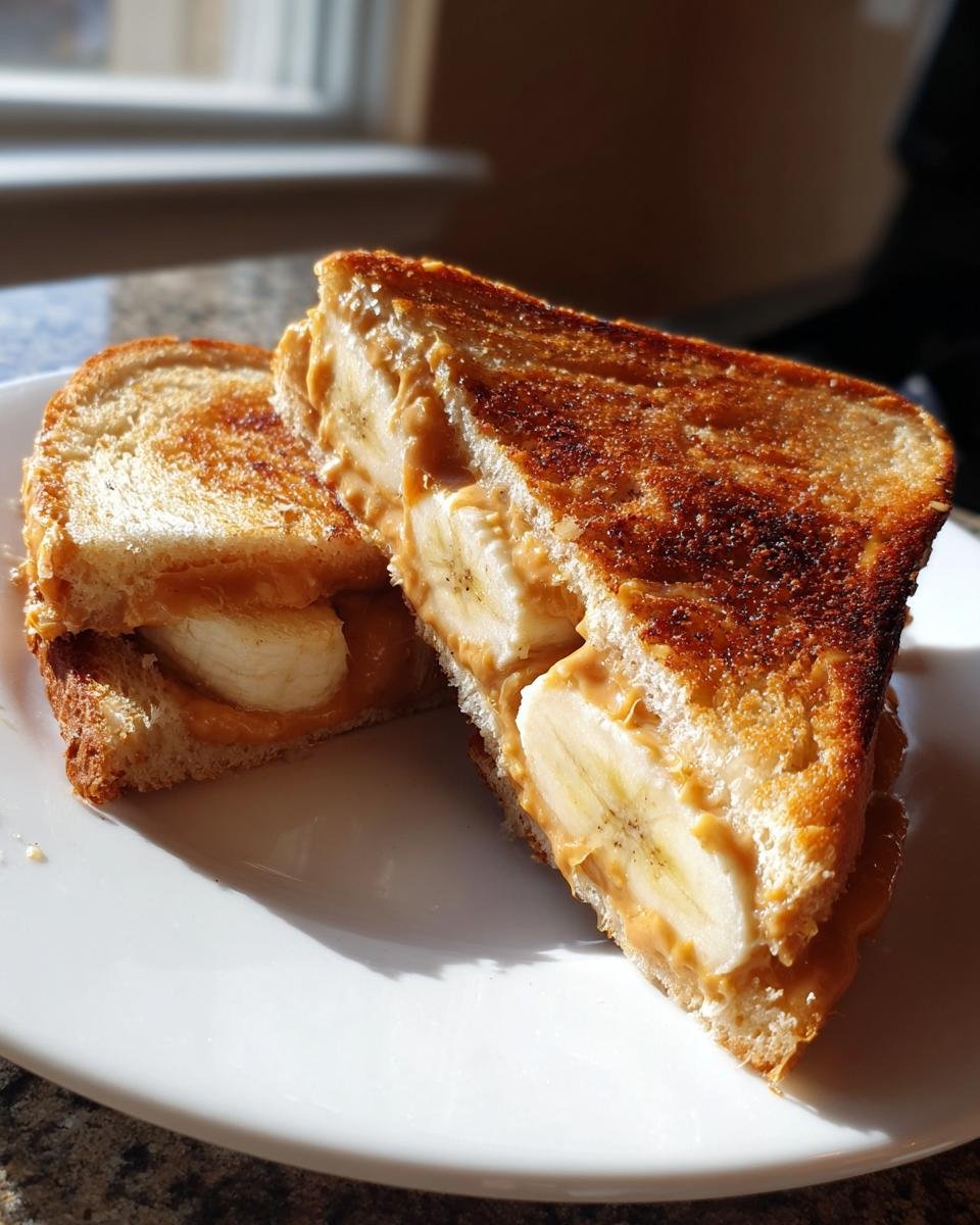 Grilled Peanut Butter Banana Sandwich - detail 6