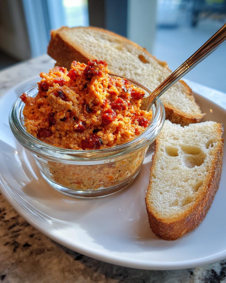 Homemade Chorizo Rillettes: A Flavorful Appetizer Spread - detail 4