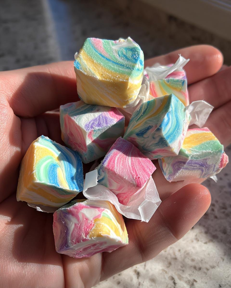 Homemade Saltwater Taffy Rolls - detail 2