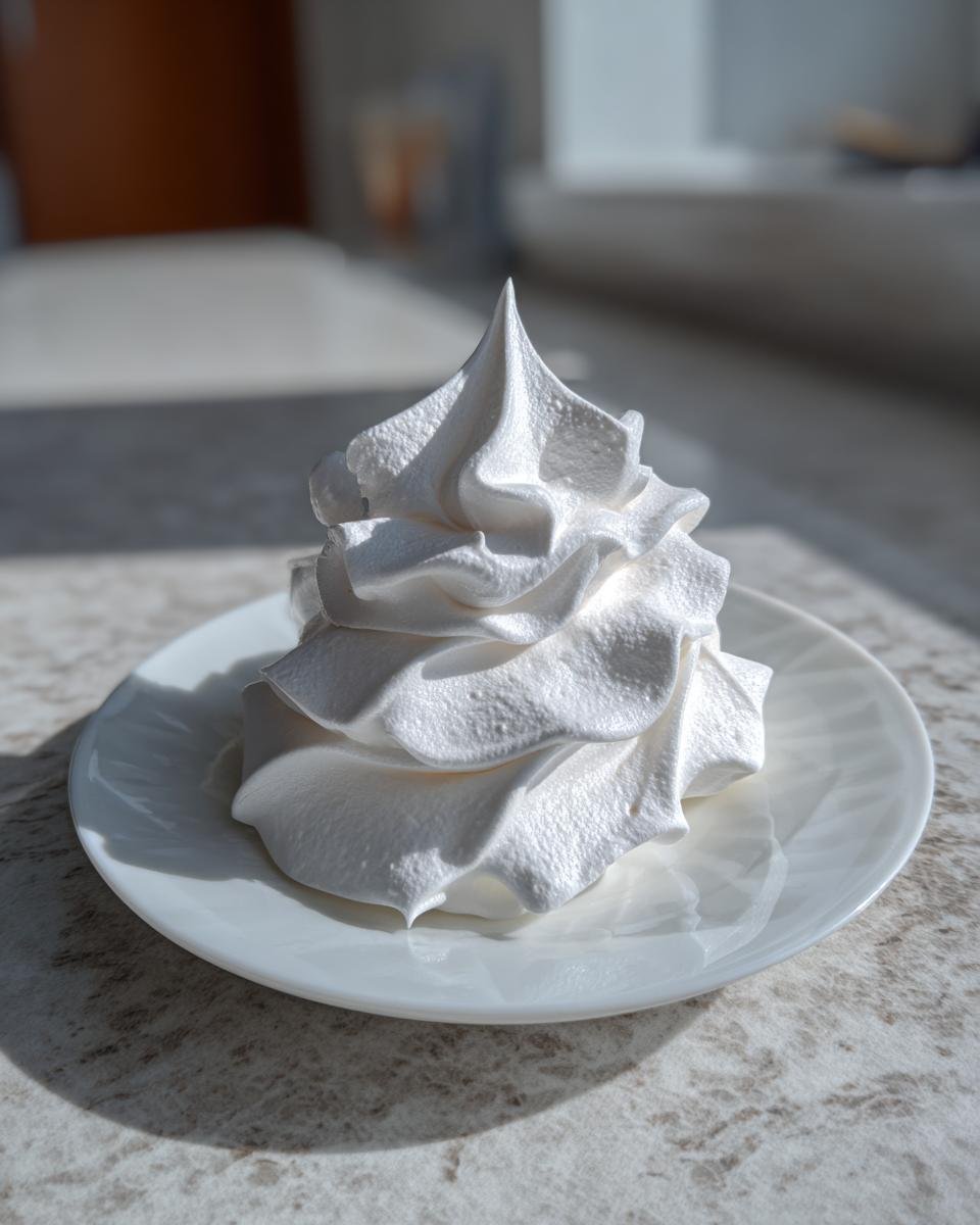 Italian Meringue with 4 Ingredients - detail 1
