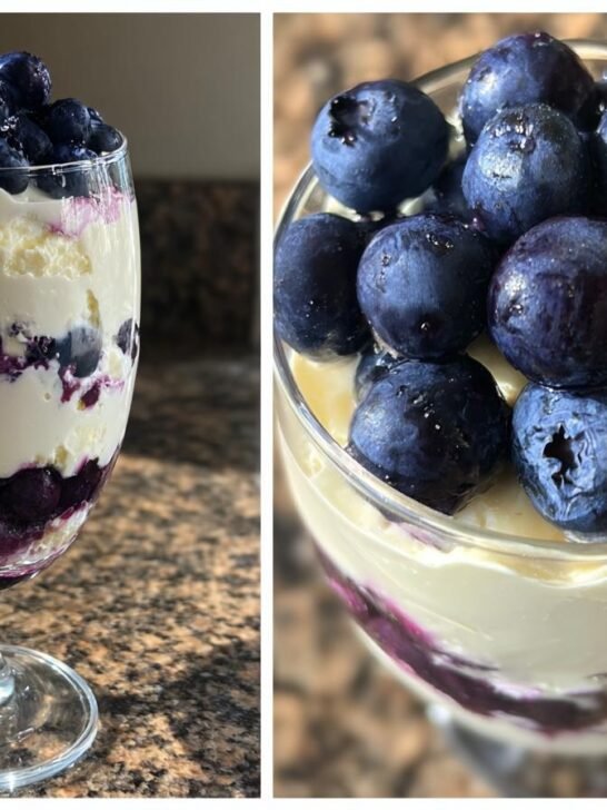 Keto Blueberry Cheesecake Parfaits