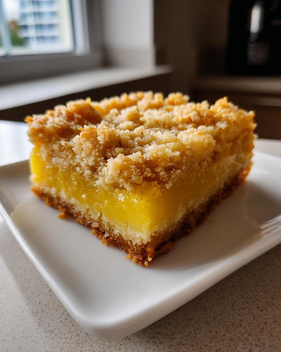 Lemon Crumb Bars - detail 1
