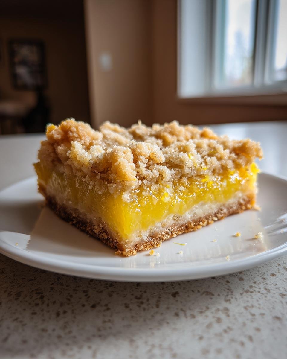 Lemon Crumb Bars - detail 2