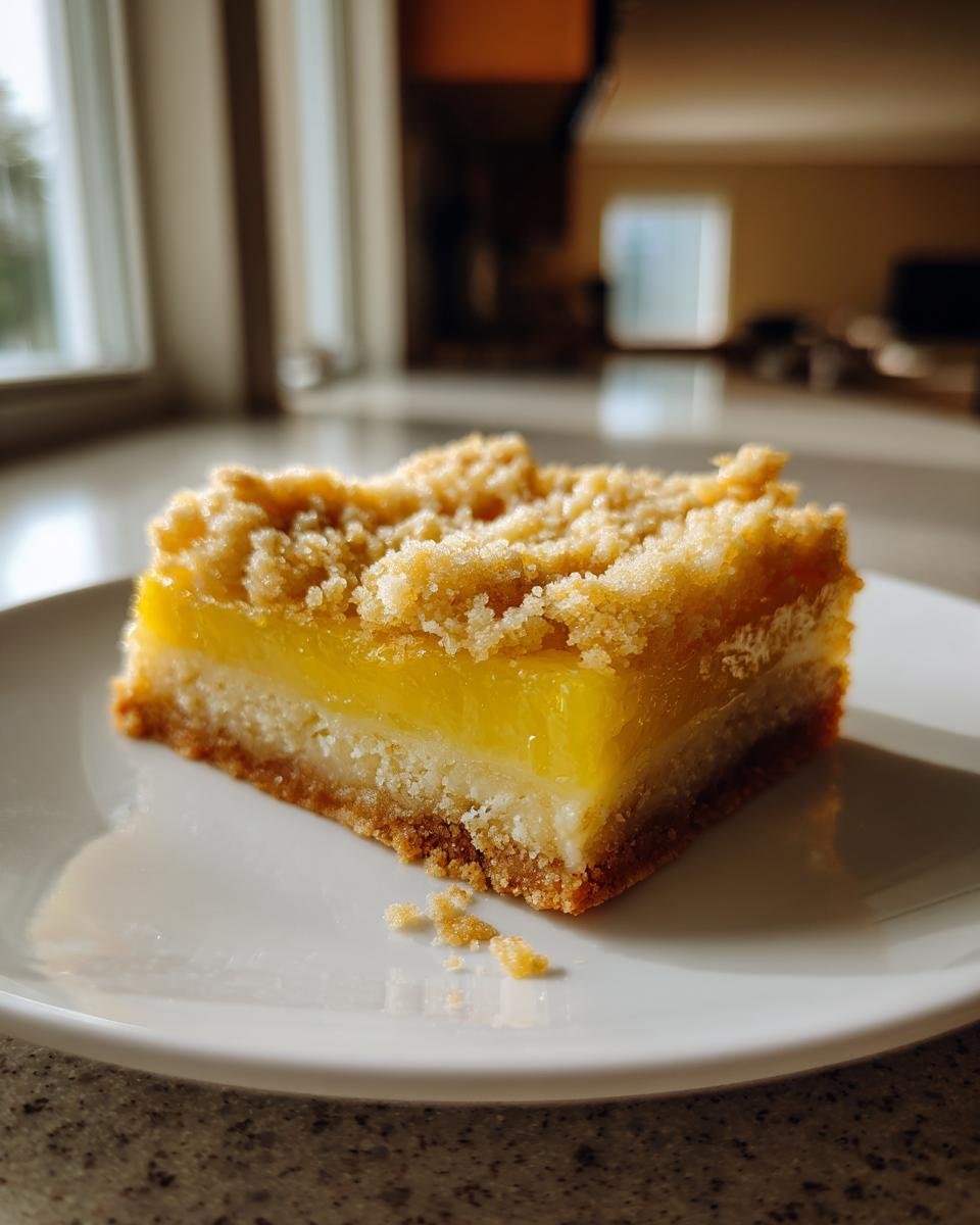 Lemon Crumb Bars - detail 3