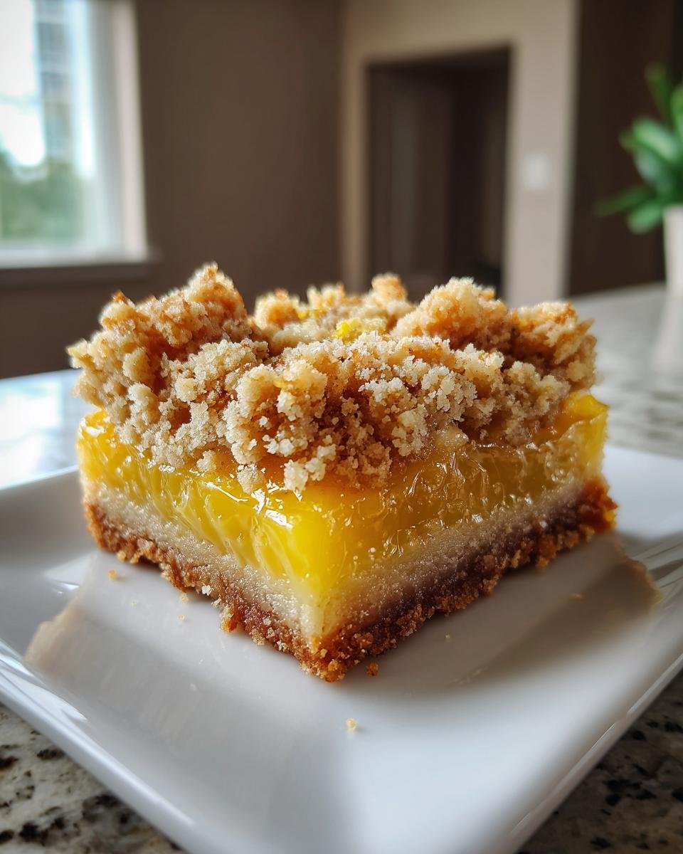 Lemon Crumb Bars - detail 4