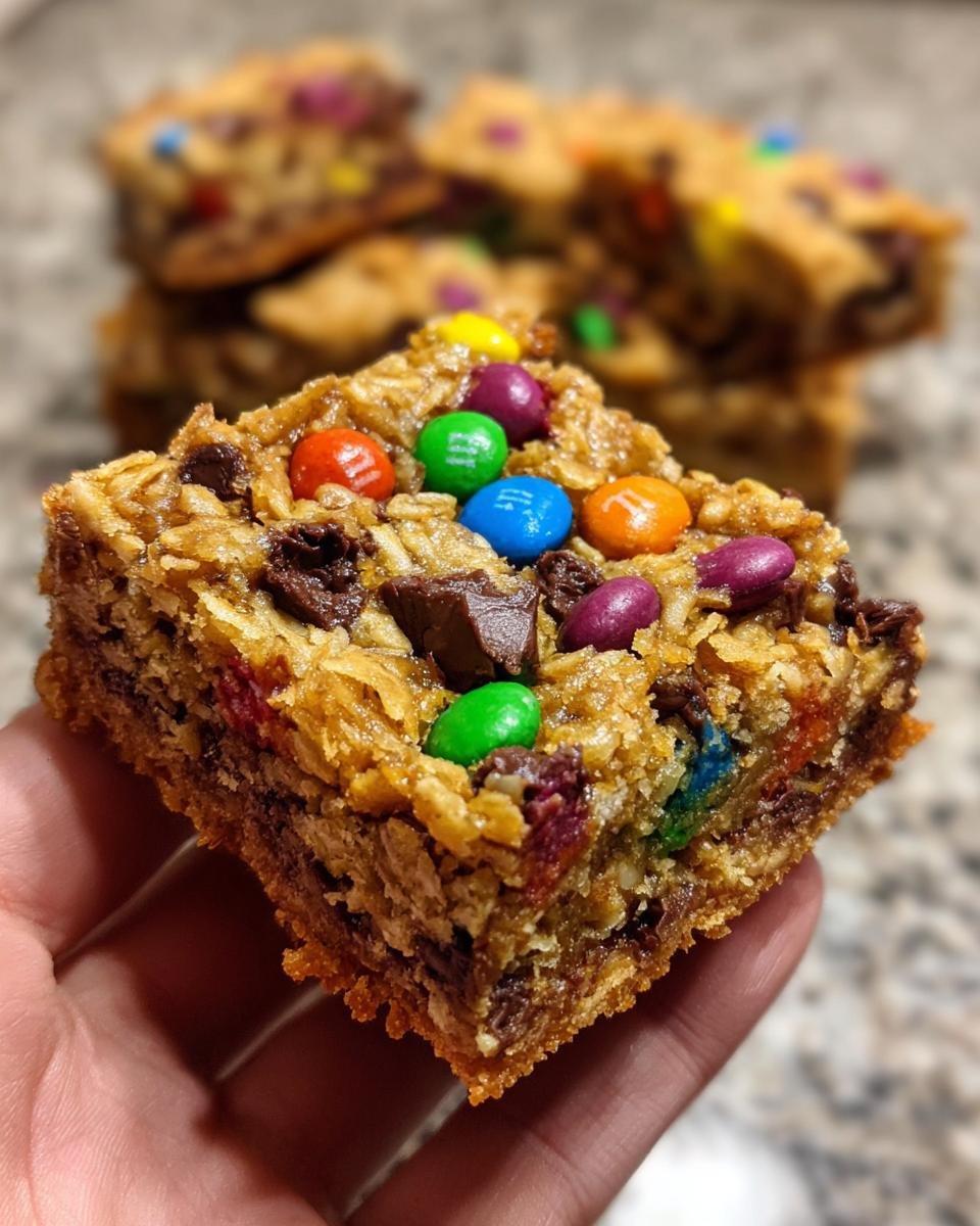 Monster Cookie Bars - detail 2
